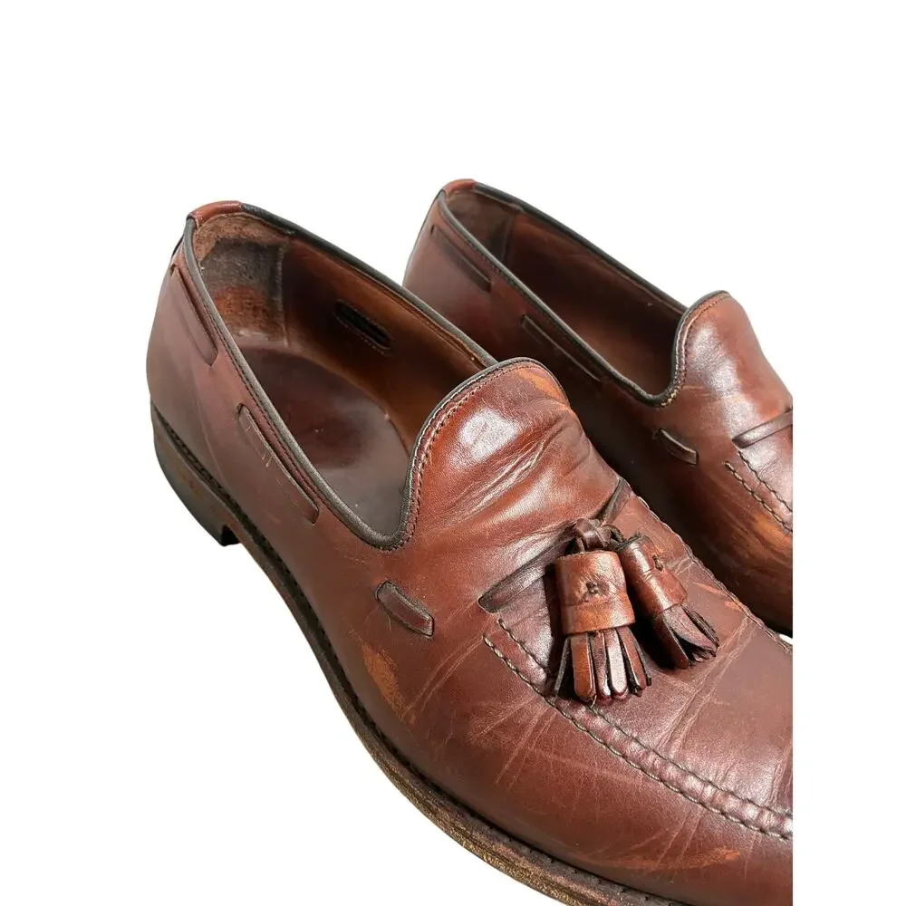 Allen Edmonds Grayson 8272 Tassel Loafers Men 10 Leather Handcrafted in USA